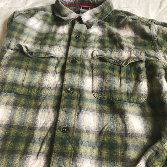 The North Face Green Plaid Button Down - Picture 3 of 7